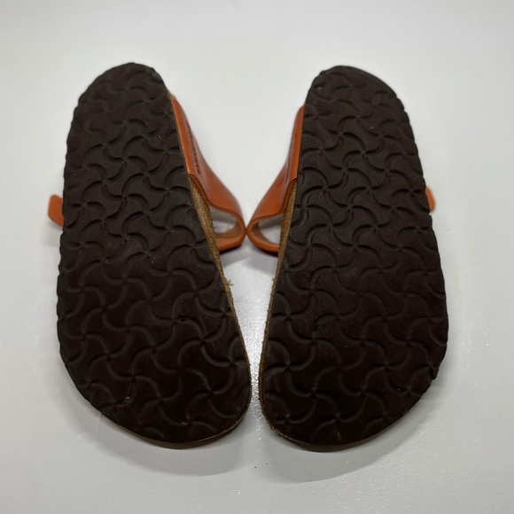 Birkenstock Gizeh Birko-Flor Women's Orange Sandals size 5.5-6 EU size 36 - Picture 8 of 11
